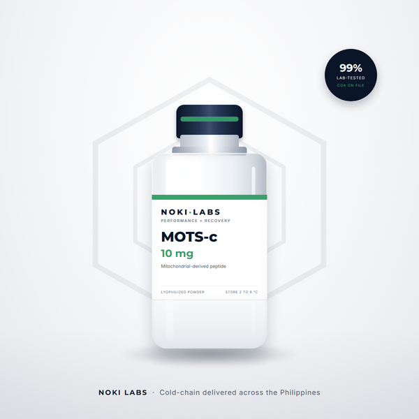 MOTS-c 10 mg lyophilized vial, Noki Labs Philippines